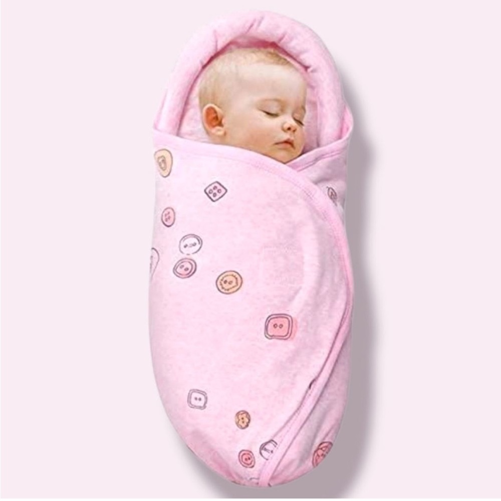 Knirose Baby Swaddle Blanket Skin Friendly Wearable Swaddle Sleep Sack Neck Roll